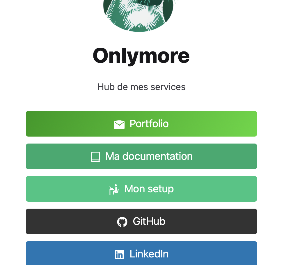 Site statique OnlyHub